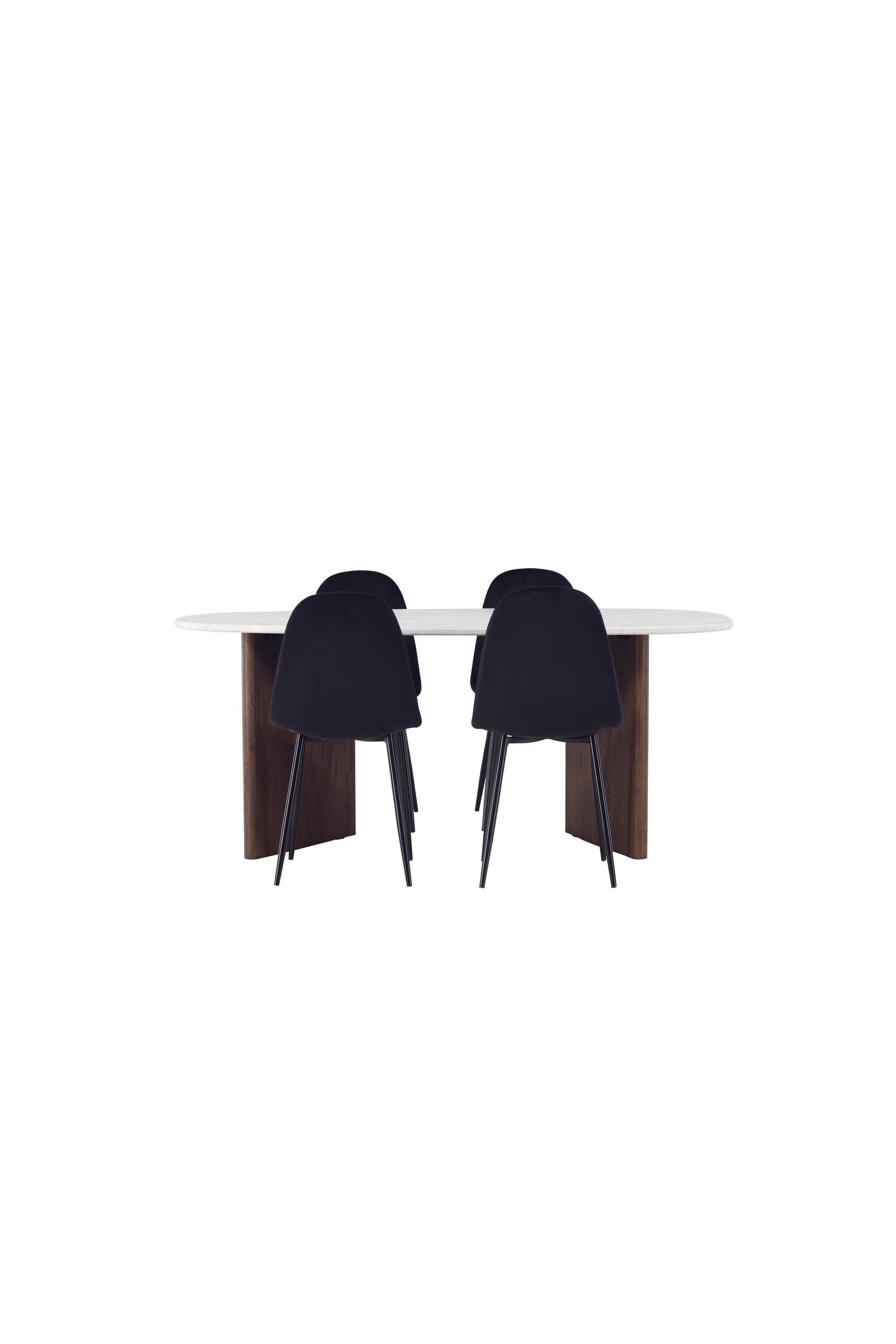 gr23496_1_os Dining Set Grönvik Mit Den Stühlen Polar Ovales Essgruppen Set Default Title