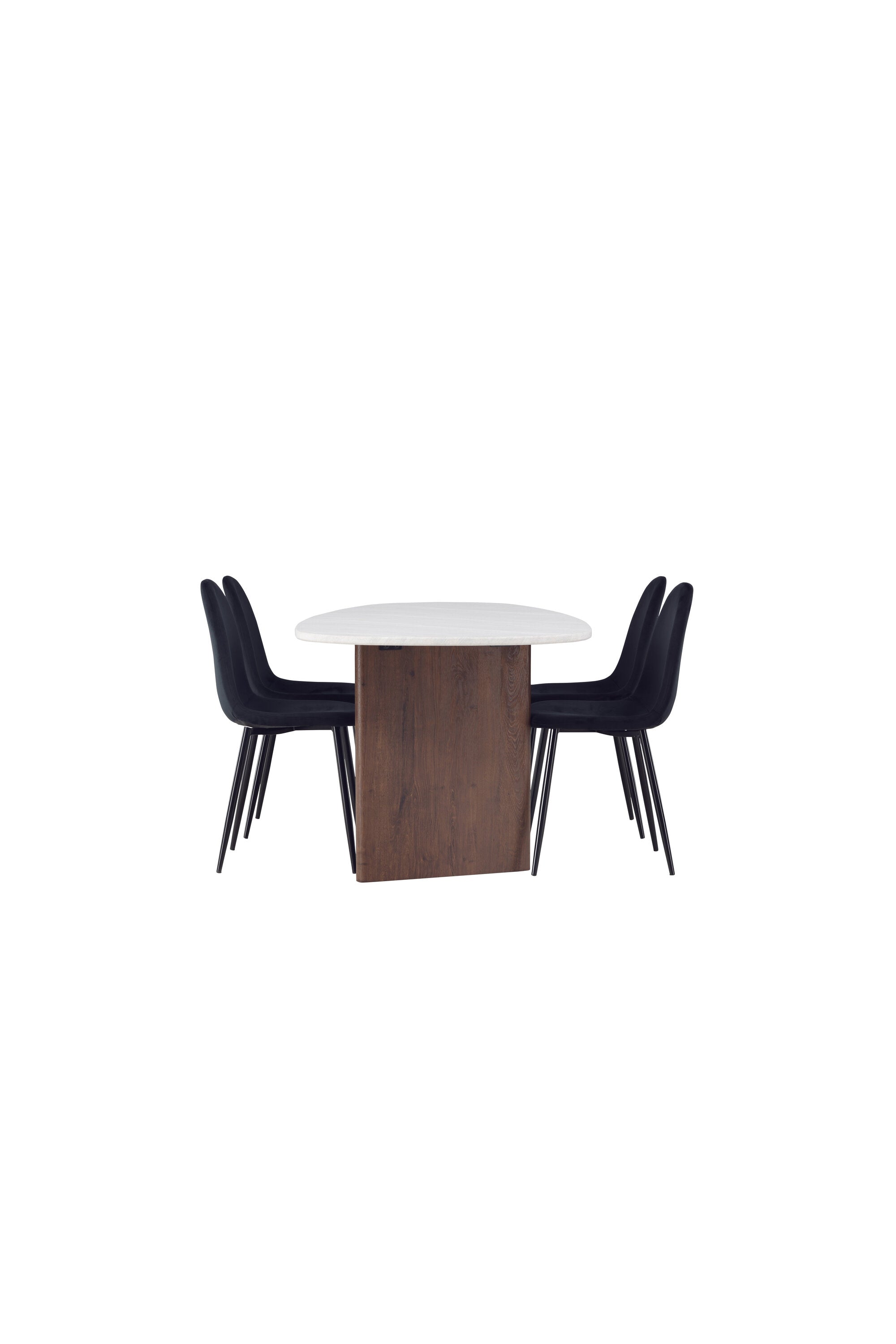 gr23496_4_os Dining Set Grönvik Mit Den Stühlen Polar Ovales Essgruppen Set