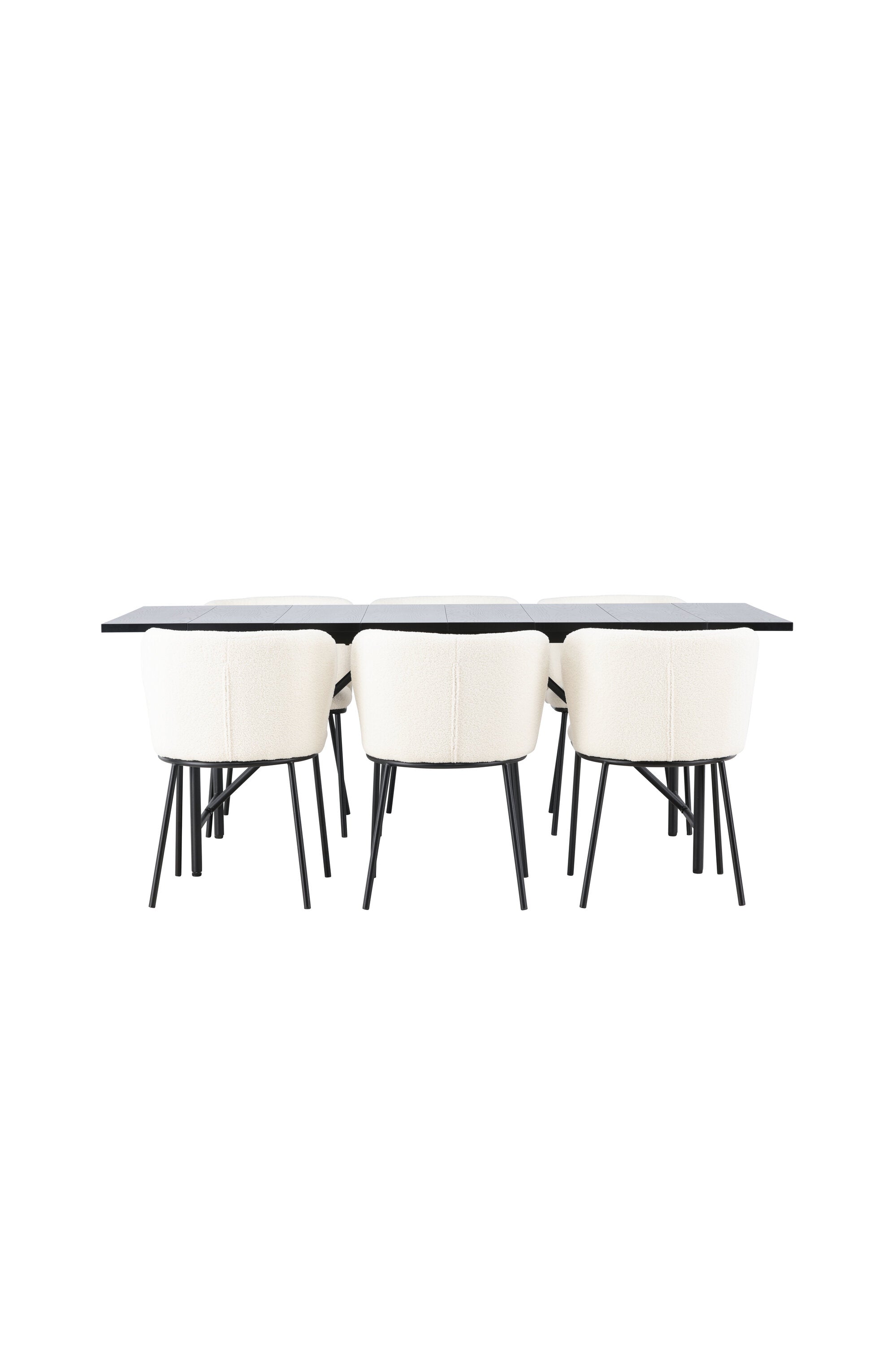 gr23511_1_os Esszimmer Set Astrid Mit Den Stühlen Edina Rechteckiges Essgruppen Set Table: 75x200x90 Chair: 56x76x55