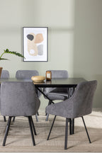 gr23512_3_m Dining Set Astrid Mit Den Stühlen Rosie Rechteckiges Essgruppen Set