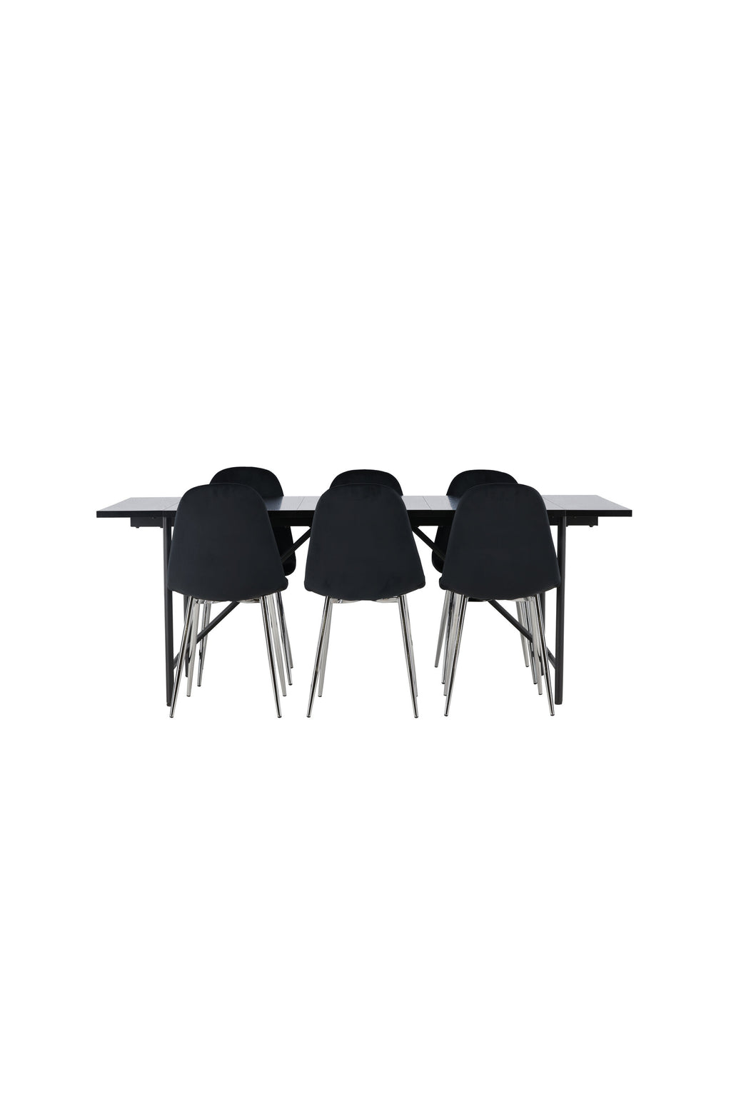 gr23524_1_os Esszimmer Set Astrid Mit Den Stühlen Polar Rechteckiges Essgruppen Set Table: 75x200x90 Chair: 52x90x45