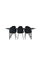 gr23524_1_os Esszimmer Set Astrid Mit Den Stühlen Polar Rechteckiges Essgruppen Set Table: 75x200x90 Chair: 52x90x45