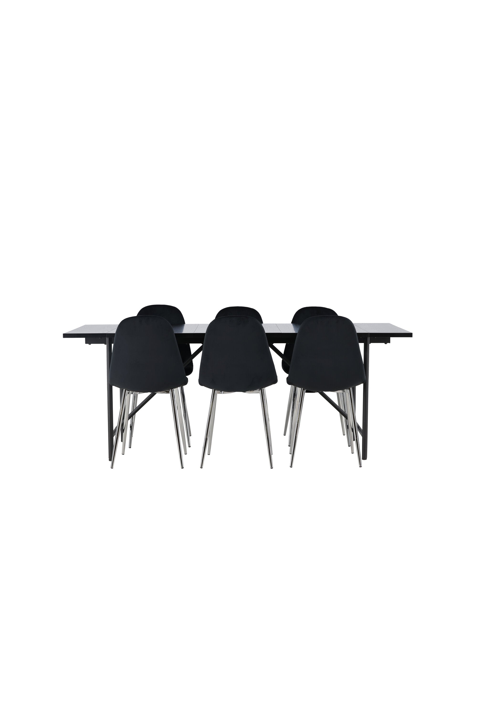 gr23524_1_os Esszimmer Set Astrid Mit Den Stühlen Polar Rechteckiges Essgruppen Set Table: 75x200x90 Chair: 52x90x45