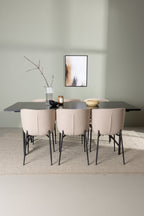 gr23525_1_m Dining Set Astrid Mit Den Stühlen Modesto Rechteckiges Essgruppen Set