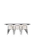 gr23527_1_os Dining Set Astrid Mit Den Stühlen Chico Rechteckiges Essgruppen Set Table: 75x200x90 Chair: 57x79x50