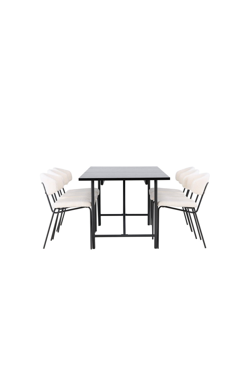 gr23527_4_os Dining Set Astrid Mit Den Stühlen Chico Rechteckiges Essgruppen Set