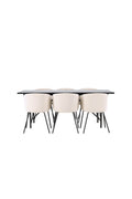 gr23529_1_os Esszimmer Set Astrid Mit Den Stühlen Berit Rechteckiges Essgruppen Set Table: 75x200x90 Chair: 55x78x55