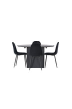 gr23550_4_os Dining Set Matilda Mit Den Stühlen Polar Rundes Essgruppen Set