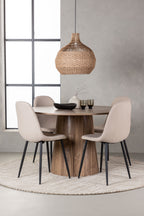 gr23560_1_m Esszimmer Set Lanzo Mit Den Stühlen Polar Rundes Essgruppen Set