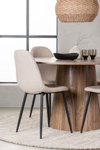 gr23560_3_m Esszimmer Set Lanzo Mit Den Stühlen Polar Rundes Essgruppen Set