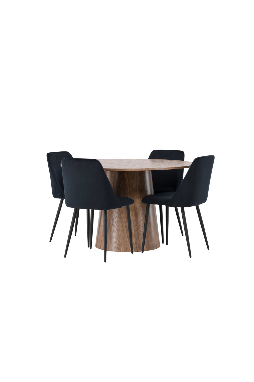 gr23561_11_os Esszimmer Set Lanzo Mit Den Stühlen Night Rundes Essgruppen Set