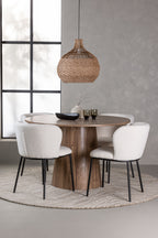 gr23562_1_m Essensset Lanzo Mit Den Stühlen Edina Rundes Essgruppen Set