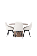 gr23563_10_os Esszimmer Set Lanzo Mit Den Stühlen Rosie Rundes Essgruppen Set Default Title