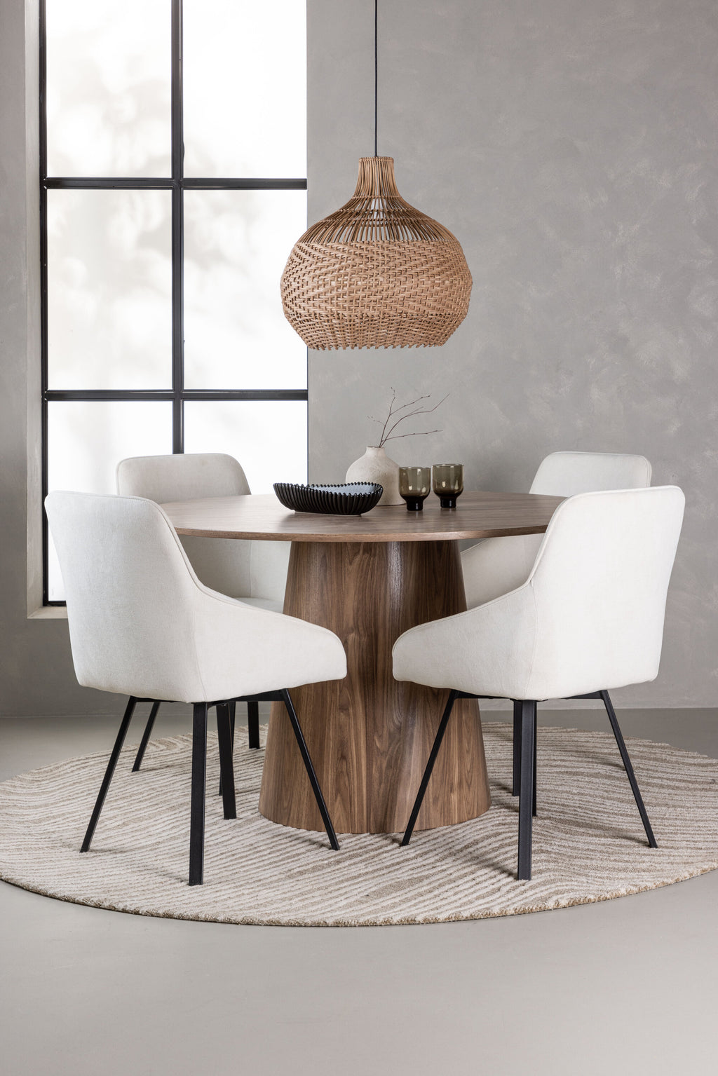 gr23563_1_m Esszimmer Set Lanzo Mit Den Stühlen Rosie Rundes Essgruppen Set