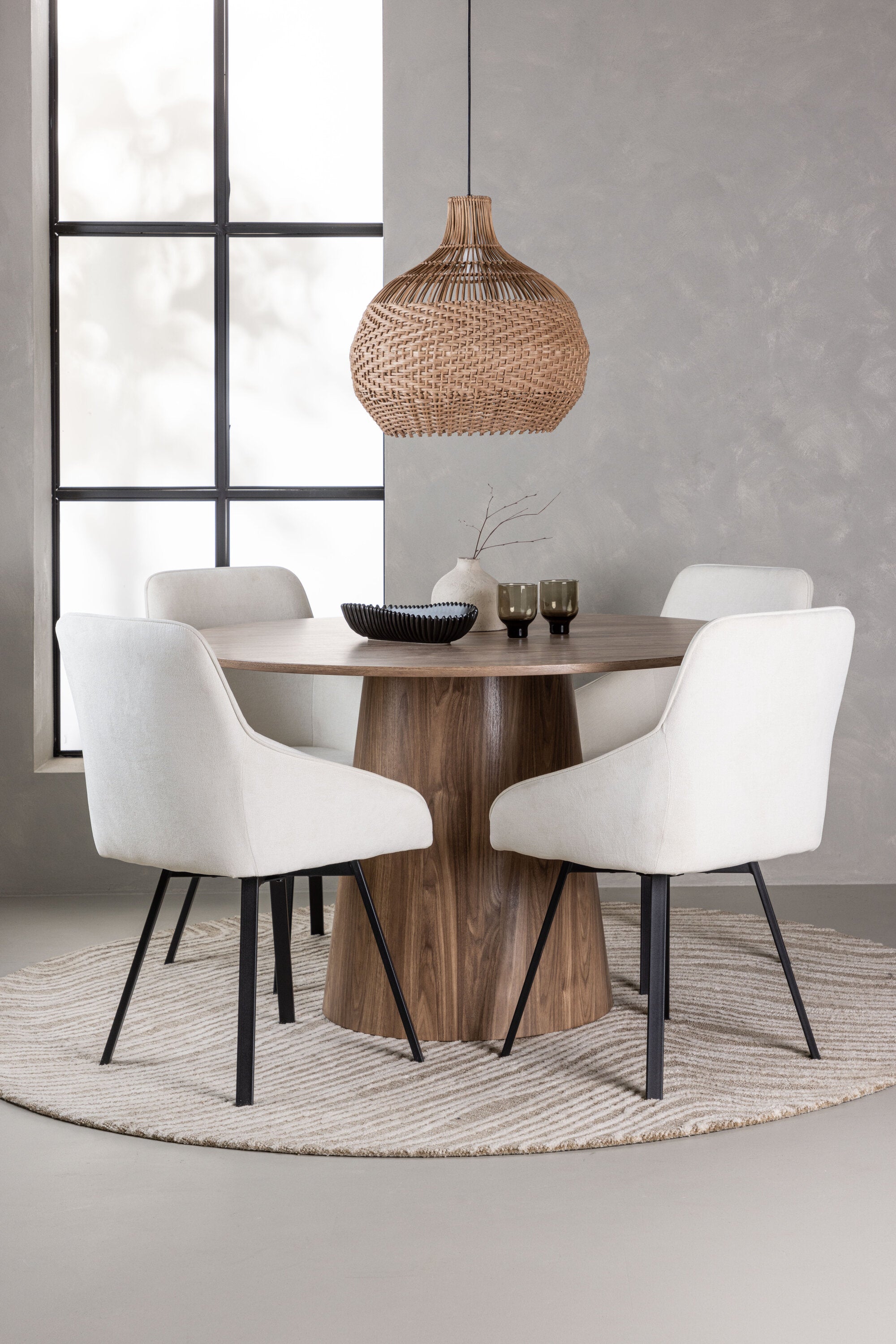 gr23563_1_m Esszimmer Set Lanzo Mit Den Stühlen Rosie Rundes Essgruppen Set