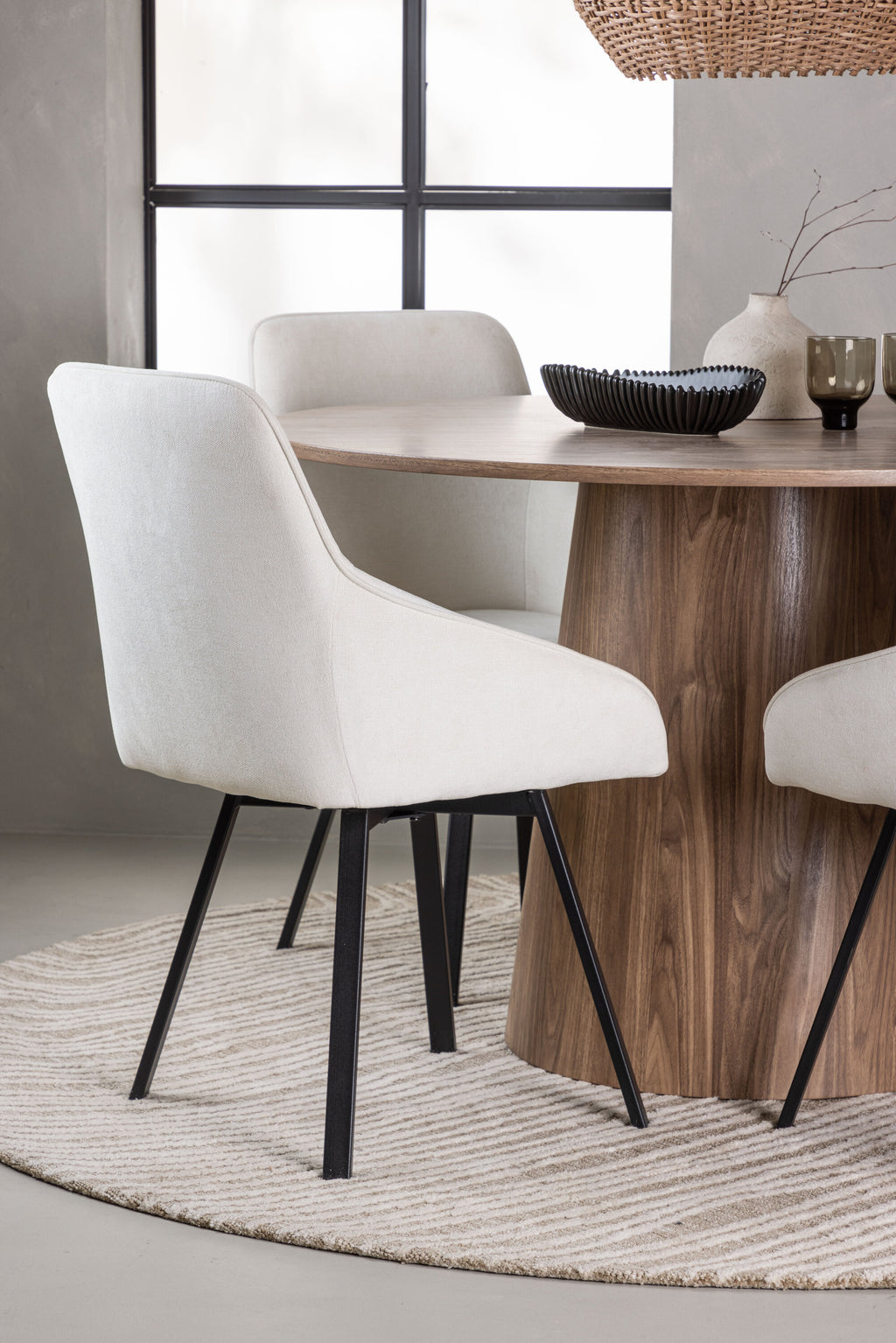 gr23563_3_m Esszimmer Set Lanzo Mit Den Stühlen Rosie Rundes Essgruppen Set