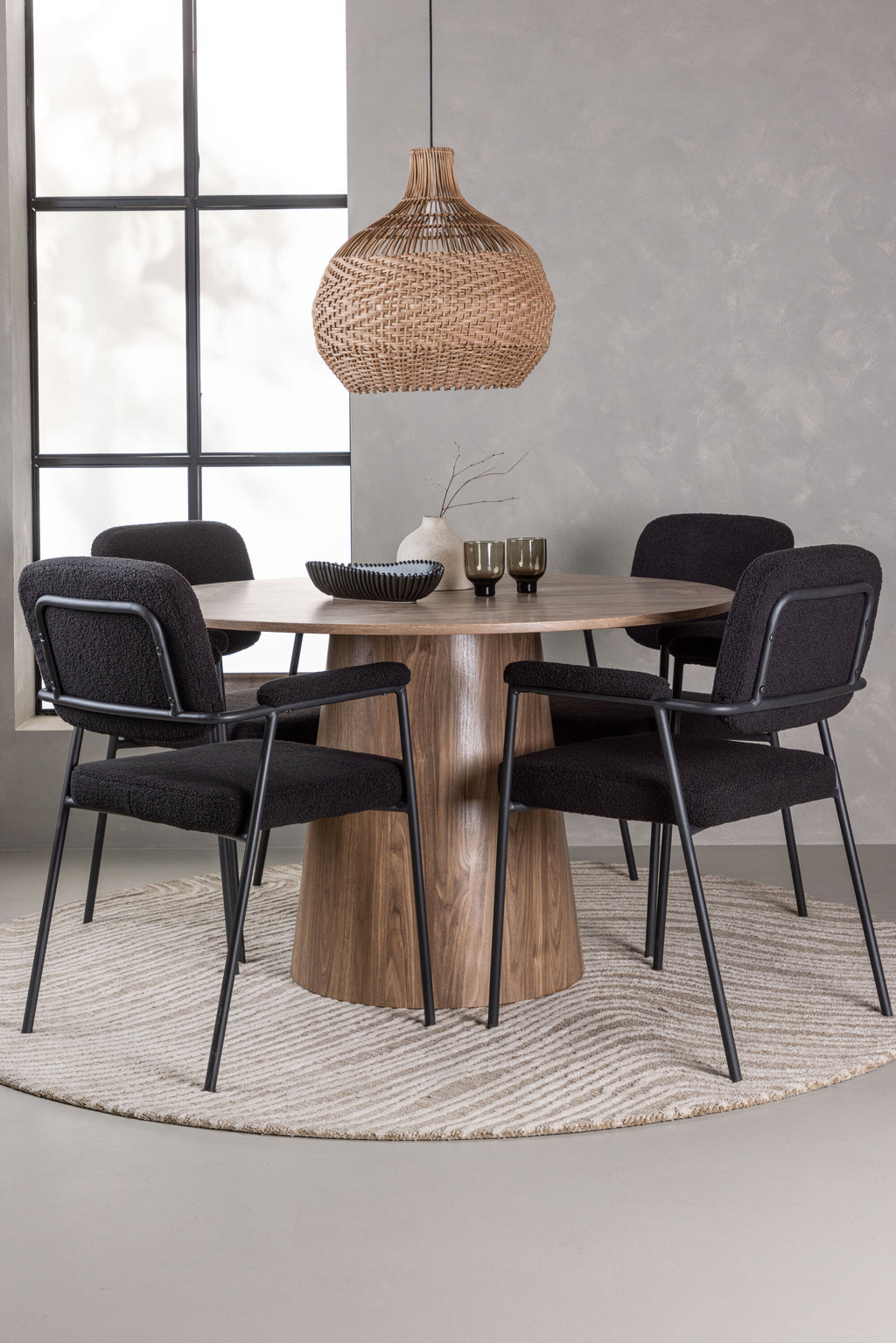 gr23564_1_m Esszimmer Set Lanzo Mit Den Stühlen Yesterday Rundes Essgruppen Set