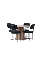 gr23565_11_os Esszimmer Set Lanzo Mit Den Stühlen Stella Rundes Essgruppen Set