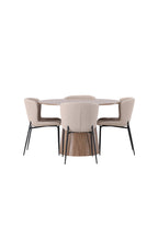 gr23568_10_os Esszimmer Set Lanzo Mit Den Stühlen Modesto Rundes Essgruppen Set Default Title