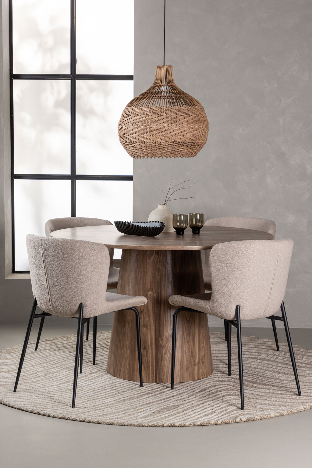 gr23568_1_m Esszimmer Set Lanzo Mit Den Stühlen Modesto Rundes Essgruppen Set