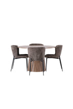 gr23569_10_os Dining Set Lanzo Mit Den Stühlen Modesto Rundes Essgruppen Set Default Title