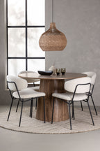 gr23571_1_m Esszimmer Set Lanzo Mit Den Stühlen Chico Rundes Essgruppen Set