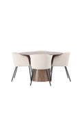 gr23573_10_os Dining Set Lanzo Mit Den Stühlen Berit Rundes Essgruppen Set Default Title