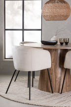 gr23573_3_m Dining Set Lanzo Mit Den Stühlen Berit Rundes Essgruppen Set