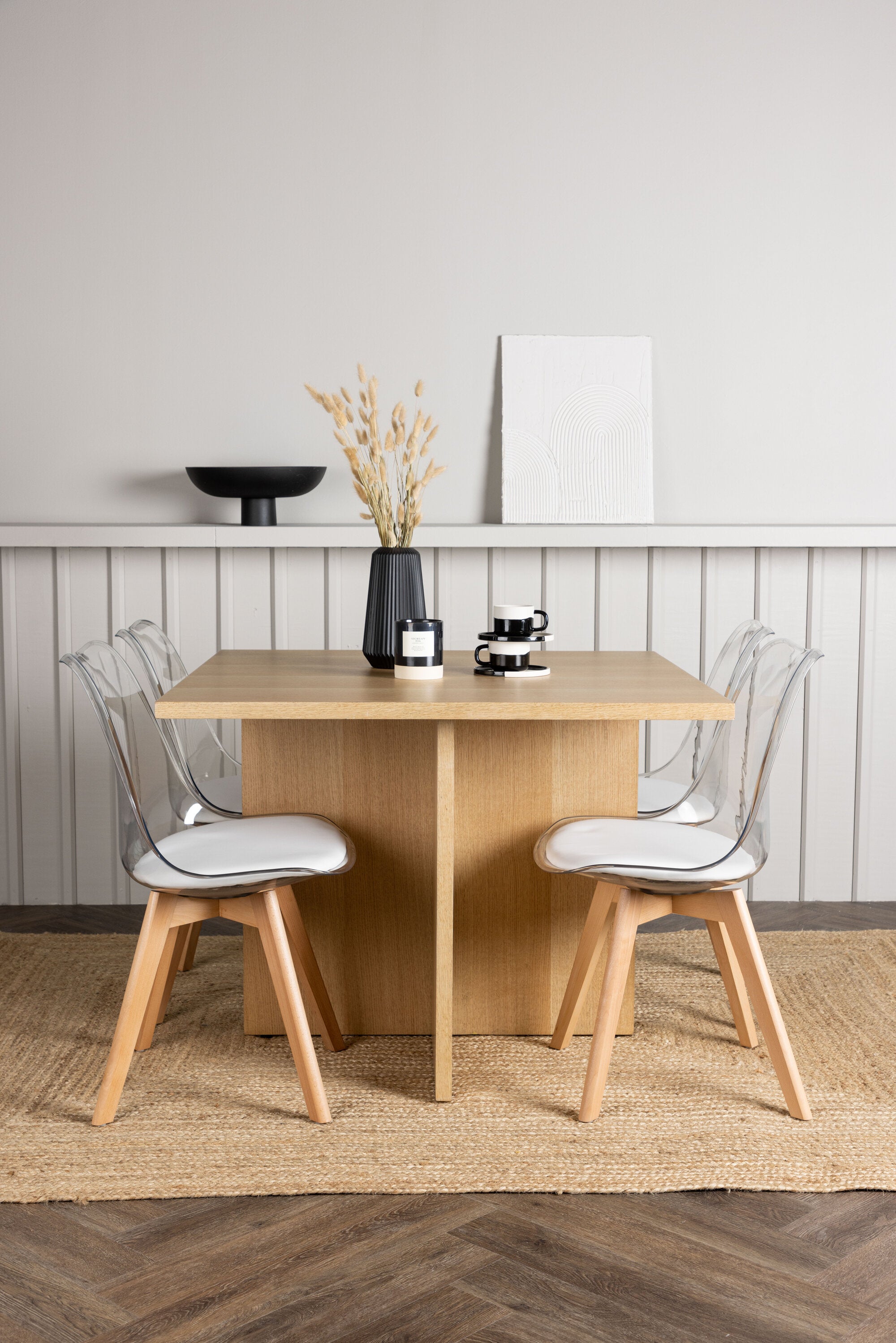 gr23581_1_m Dining Set Leo Mit Den Stühlen Edvin Rechteckiges Essgruppen Set