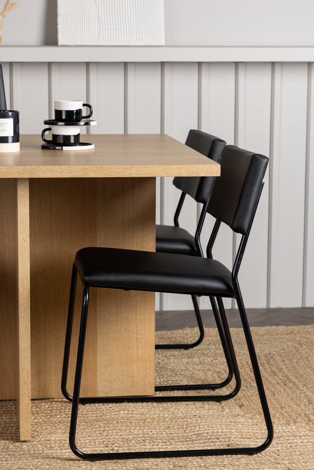 gr23583_3_m Esszimmer Set Leo Mit Den Stühlen Kenth Rechteckiges Essgruppen Set