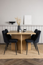 gr23584_1_m Esszimmer Set Leo Mit Den Stühlen Night Rechteckiges Essgruppen Set