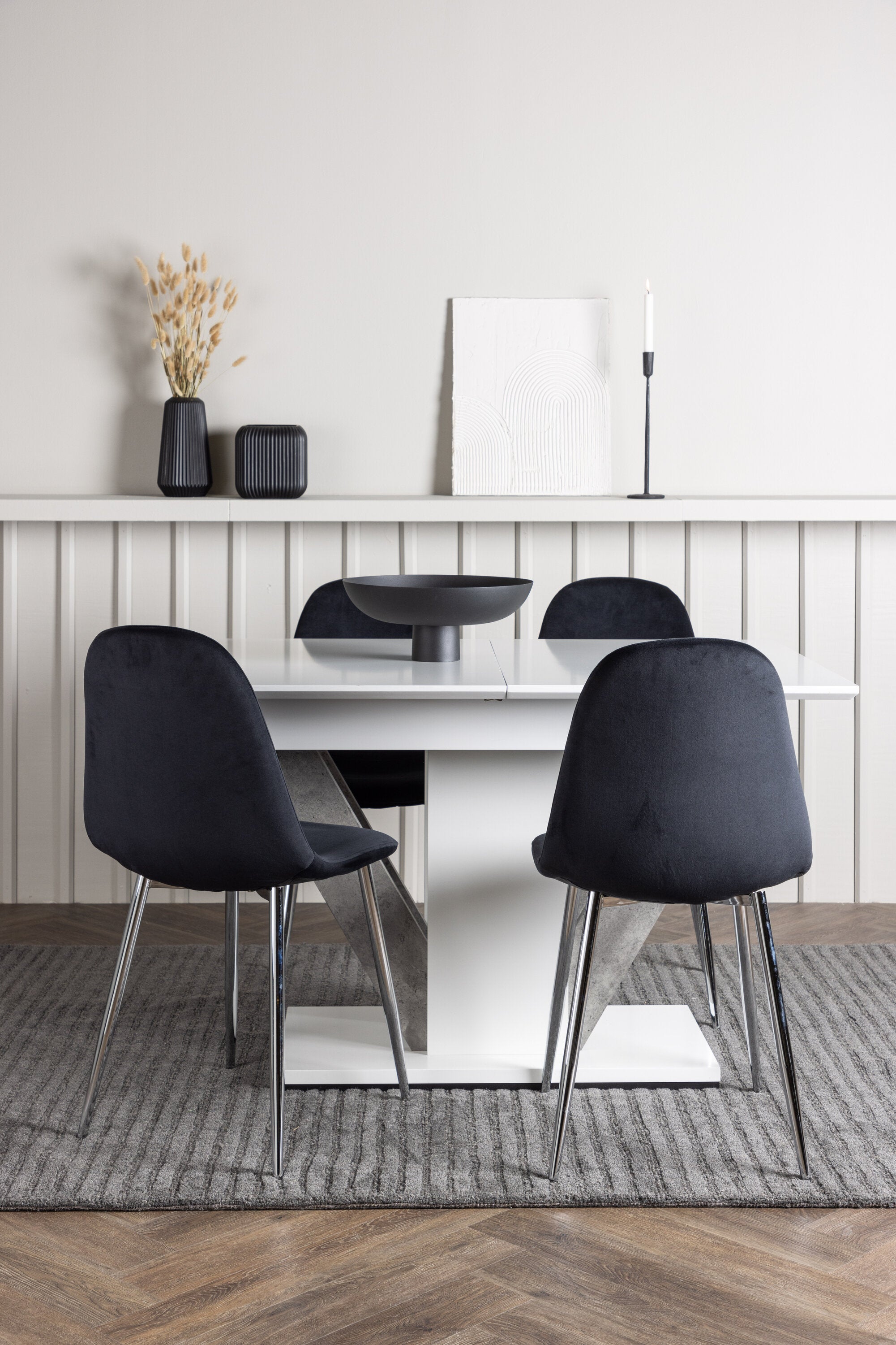 gr23593_1_m Esszimmer Set Disa Mit Den Stühlen Polar Rechteckiges Essgruppen Set