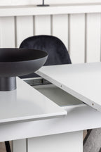 gr23594_7_m Esszimmer Set Disa Mit Den Stühlen Polar Rechteckiges Essgruppen Set