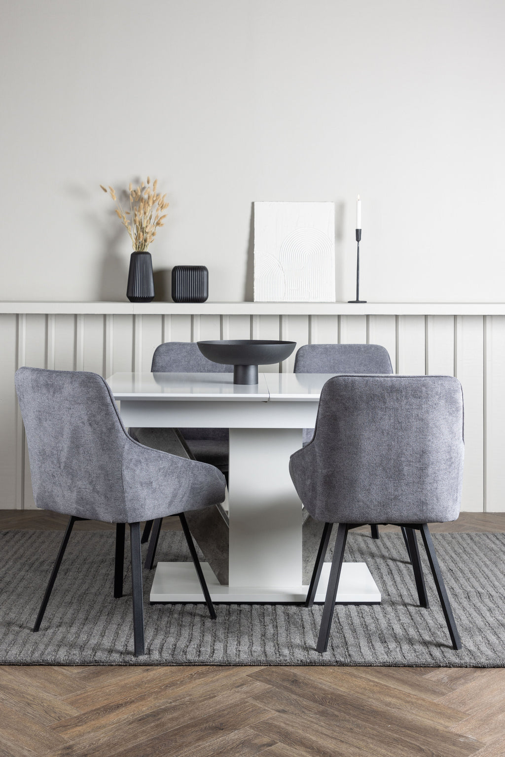 gr23595_1_m Essgarnitur Disa Mit Den Stühlen Rosie Rechteckiges Essgruppen Set