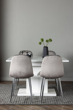 gr23597_1_m Esszimmer Set Pluto Mit Den Stühlen Eva Rechteckiges Essgruppen Set