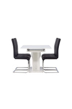 gr23600_4_os Esszimmer Set Pluto Mit Den Stühlen Tempo Rechteckiges Essgruppen Set