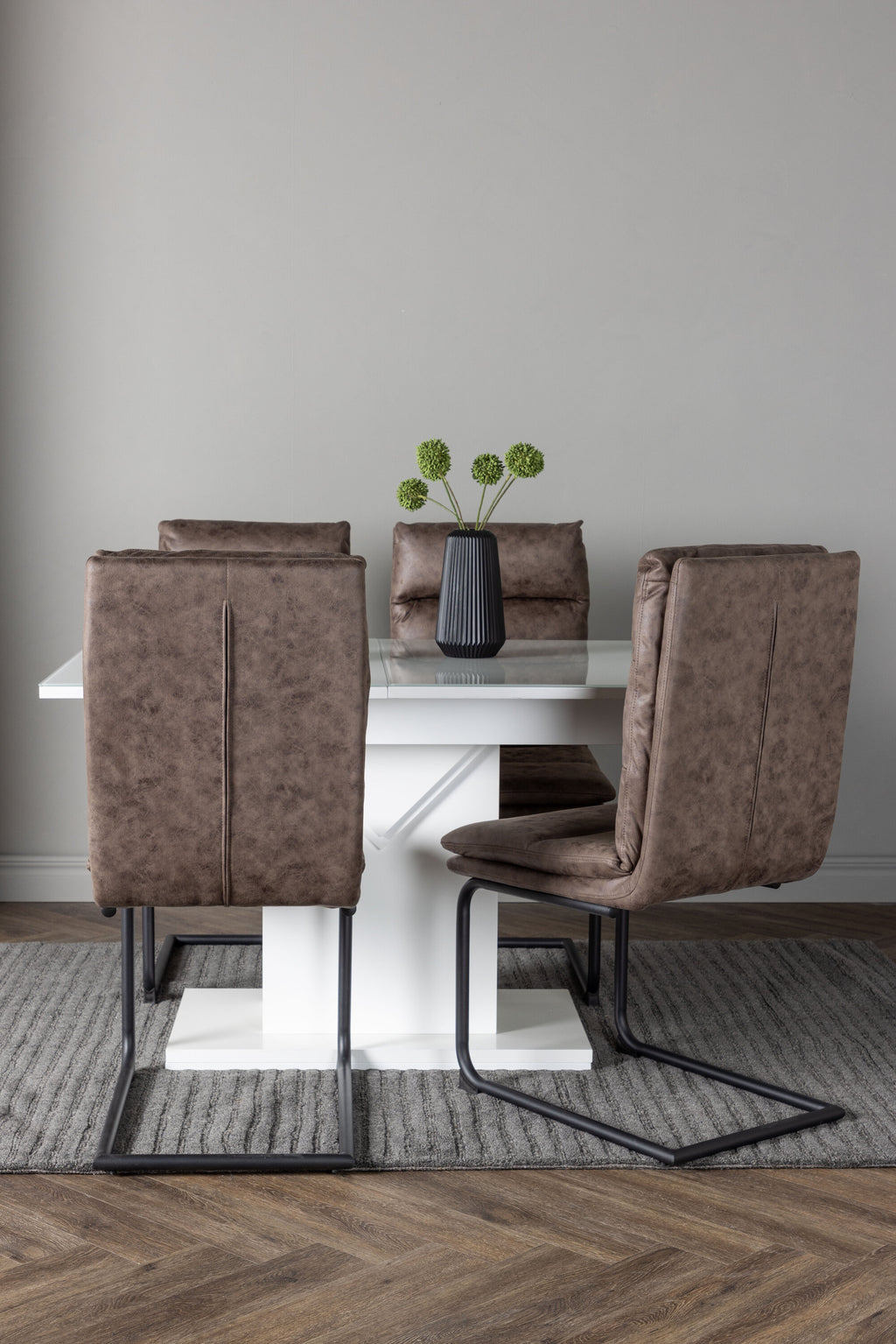 gr23601_1_m Dining Set Pluto Mit Den Stühlen Zizo Rechteckiges Essgruppen Set