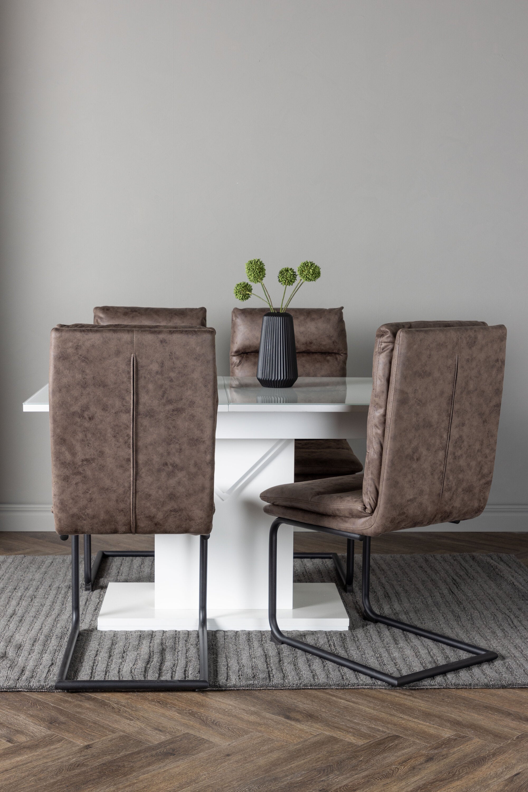 gr23601_1_m Dining Set Pluto Mit Den Stühlen Zizo Rechteckiges Essgruppen Set