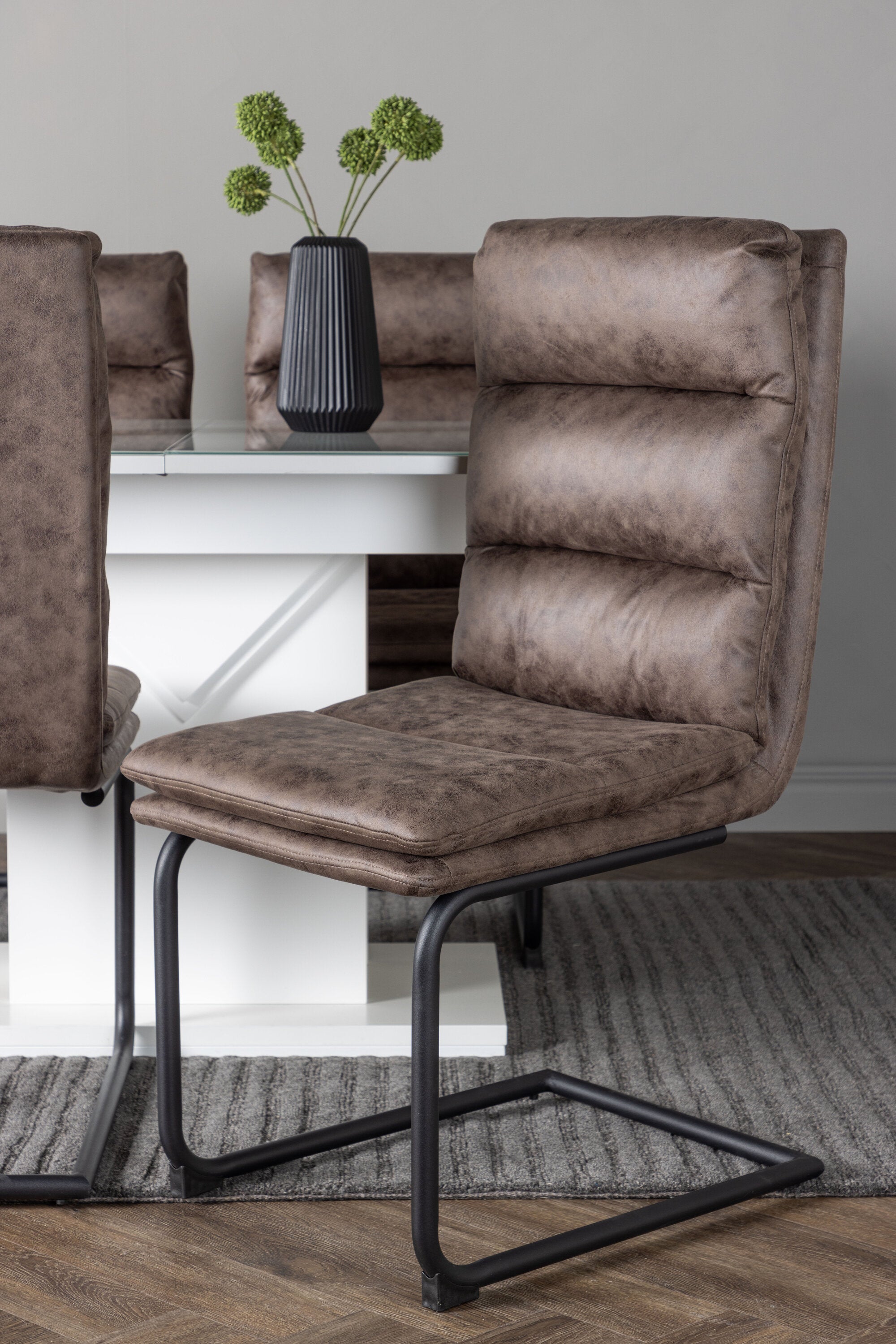 gr23601_3_m Dining Set Pluto Mit Den Stühlen Zizo Rechteckiges Essgruppen Set