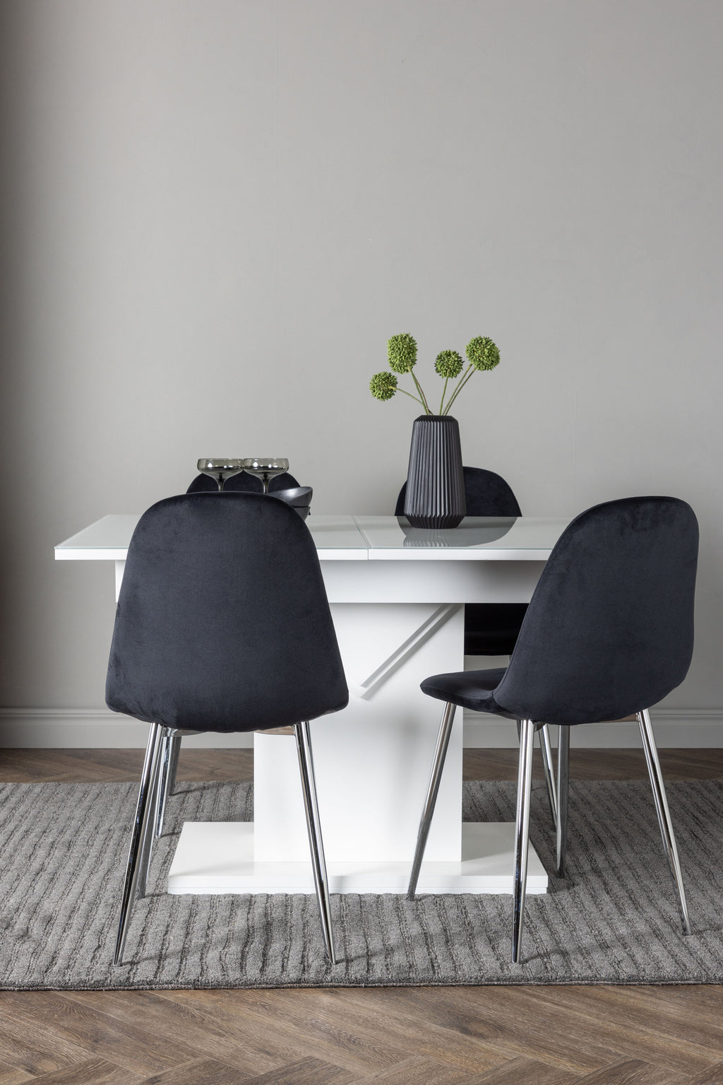 gr23603_1_m Essgarnitur Pluto Mit Den Stühlen Polar Rechteckiges Essgruppen Set