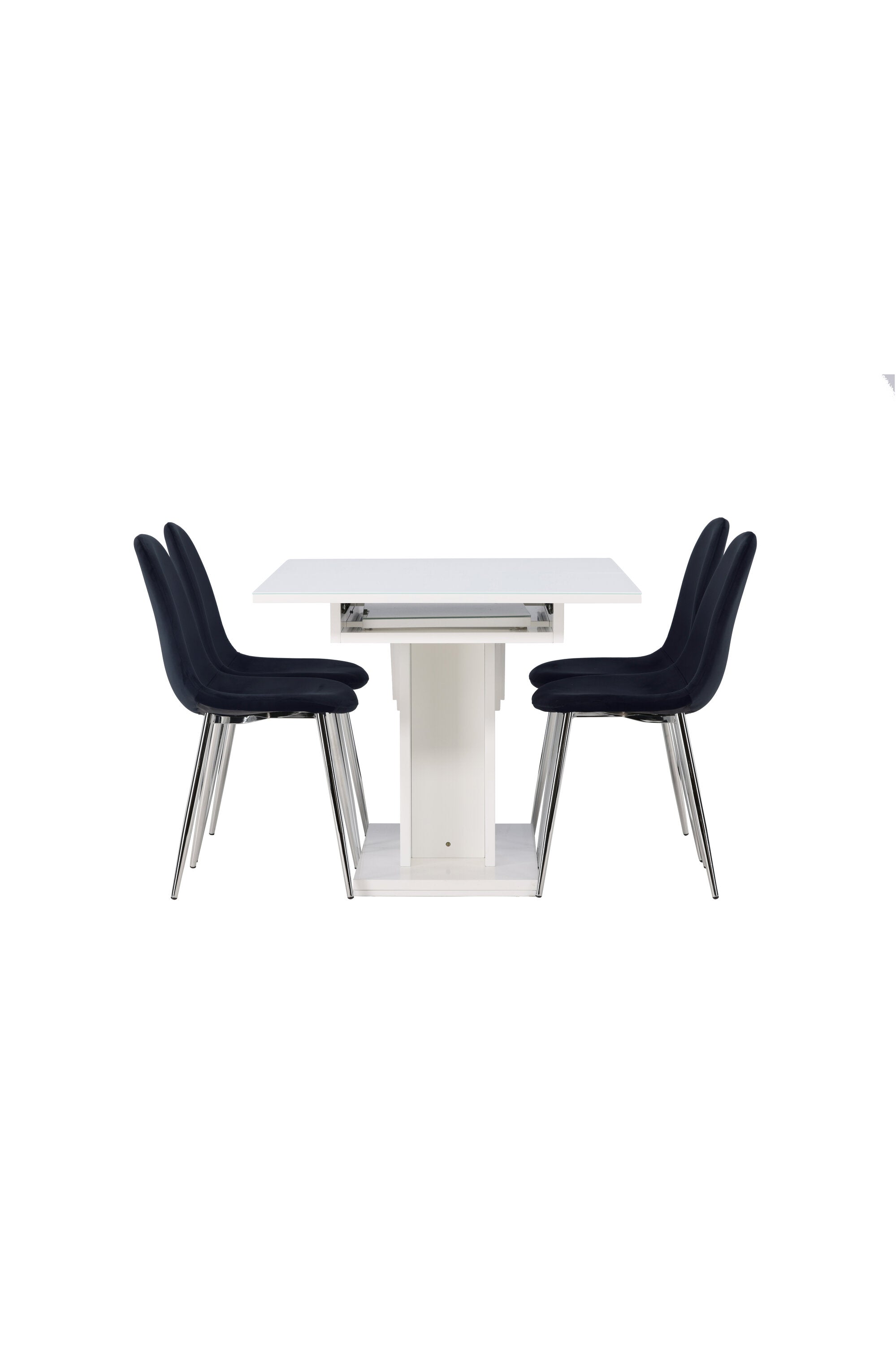 gr23603_4_os Essgarnitur Pluto Mit Den Stühlen Polar Rechteckiges Essgruppen Set