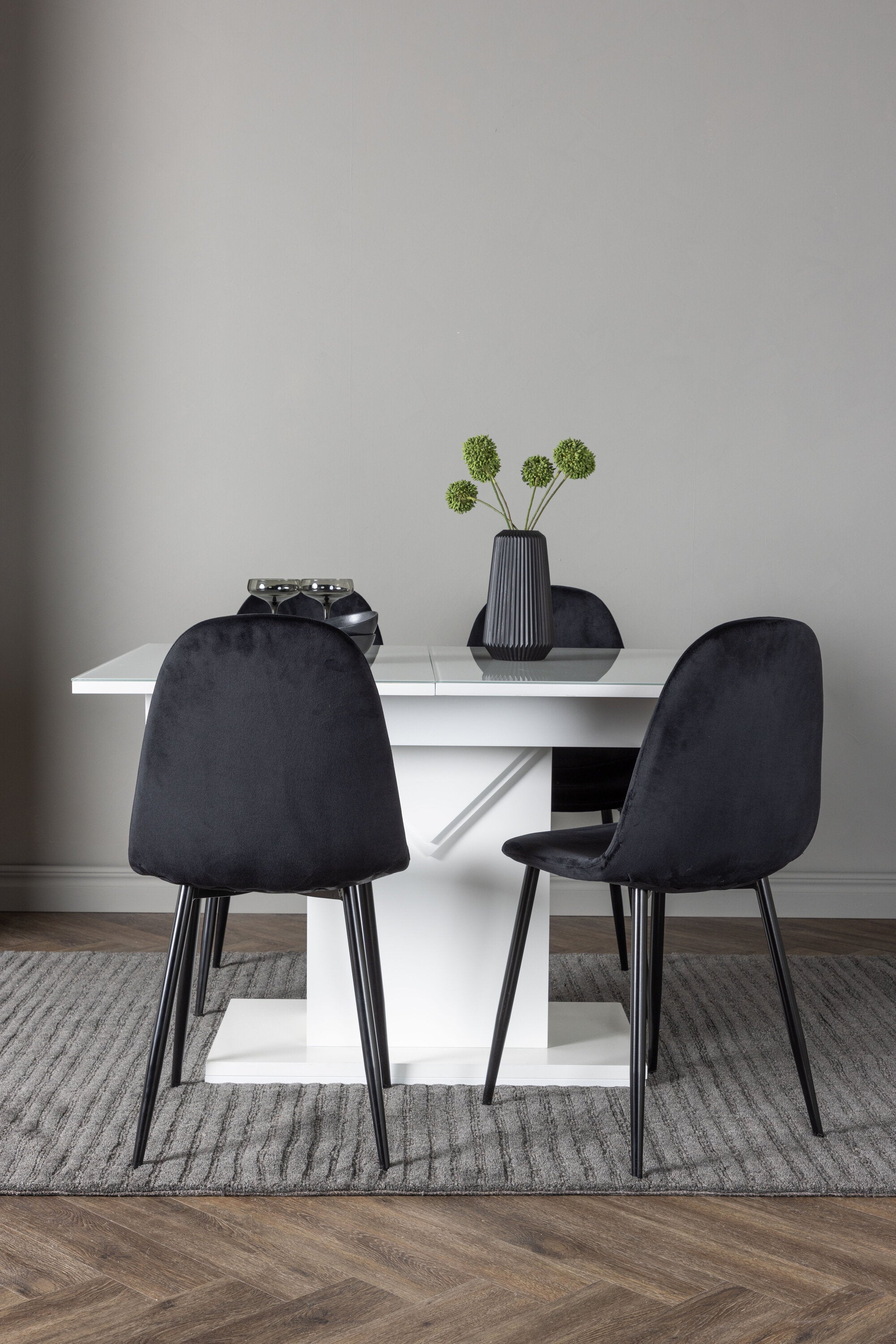 gr23604_1_m Essgarnitur Pluto Mit Den Stühlen Polar Rechteckiges Essgruppen Set