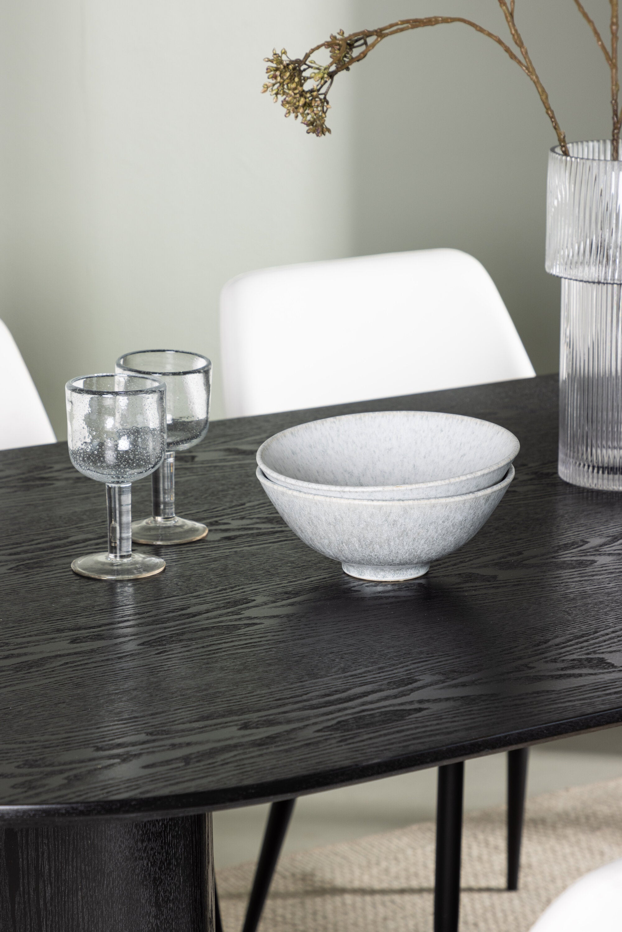 gr23607_5_m Esszimmer Set Isolde Mit Den Stühlen Night Ovales Essgruppen Set