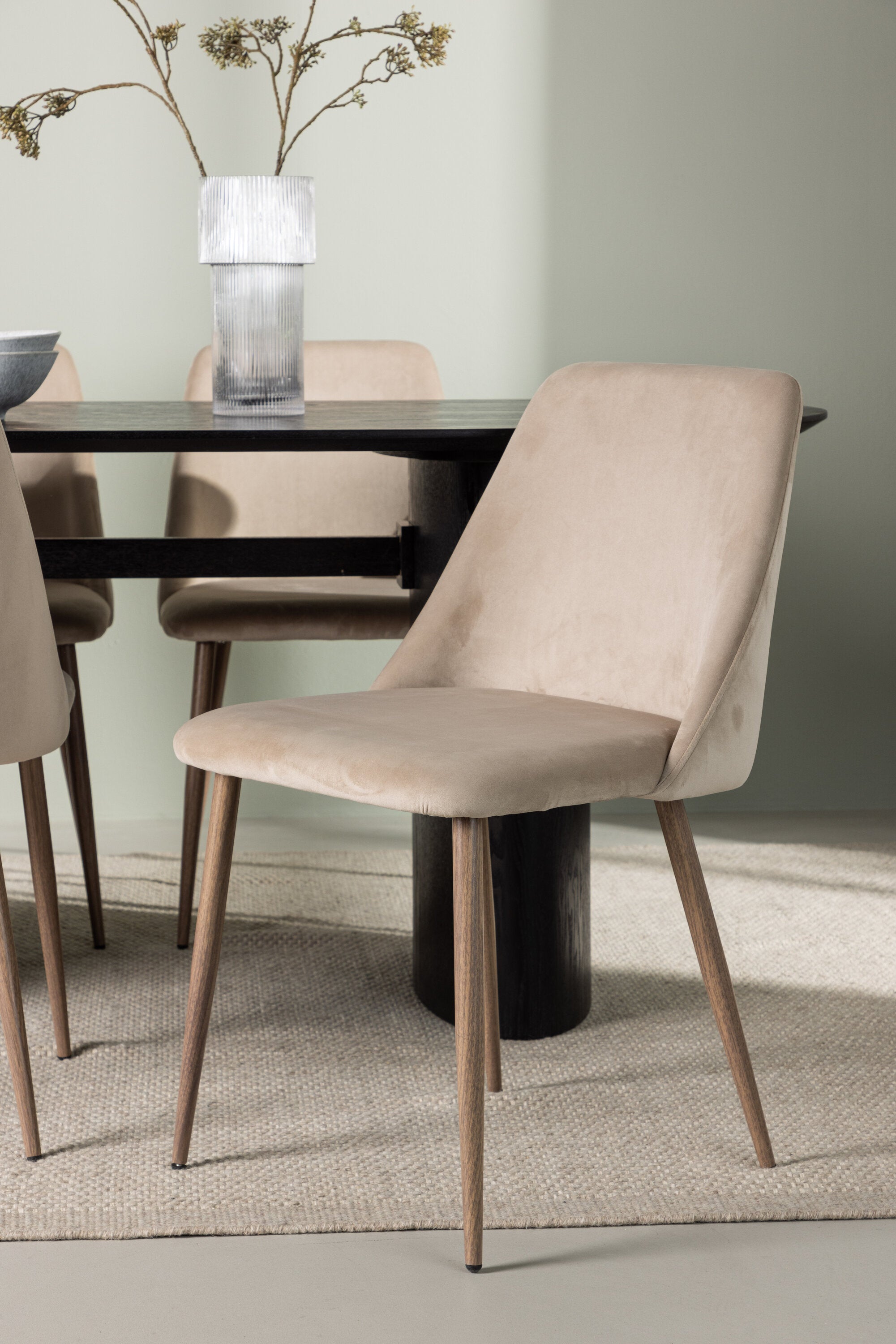 gr23608_3_m Dining Set Isolde Mit Den Stühlen Night Ovales Essgruppen Set