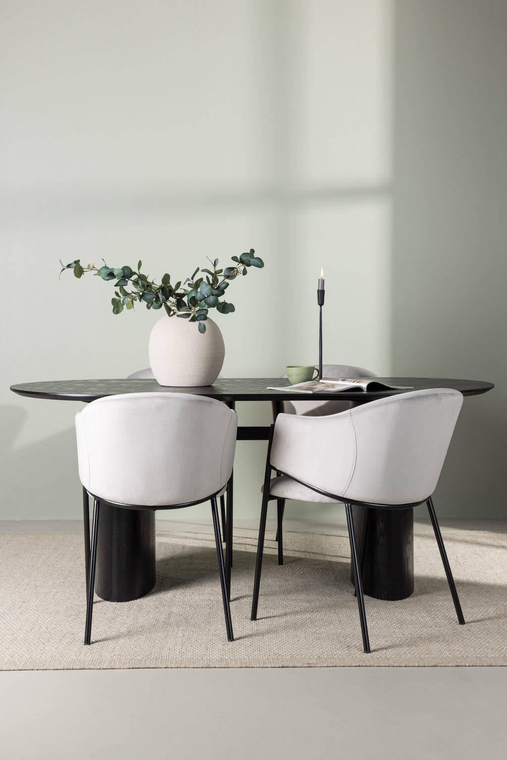 gr23622_1_m Dining Set Isolde Mit Den Stühlen Evelina Ovales Essgruppen Set