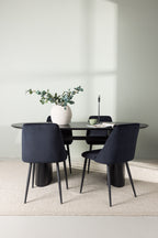 gr23625_1_m Esszimmer Set Isolde Mit Den Stühlen Night Ovales Essgruppen Set