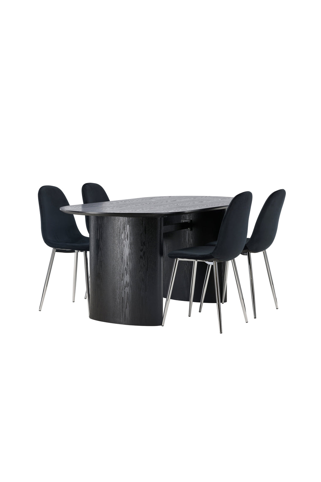 gr23626_11_os Esszimmer Set Isolde Mit Den Stühlen Polar Ovales Essgruppen Set