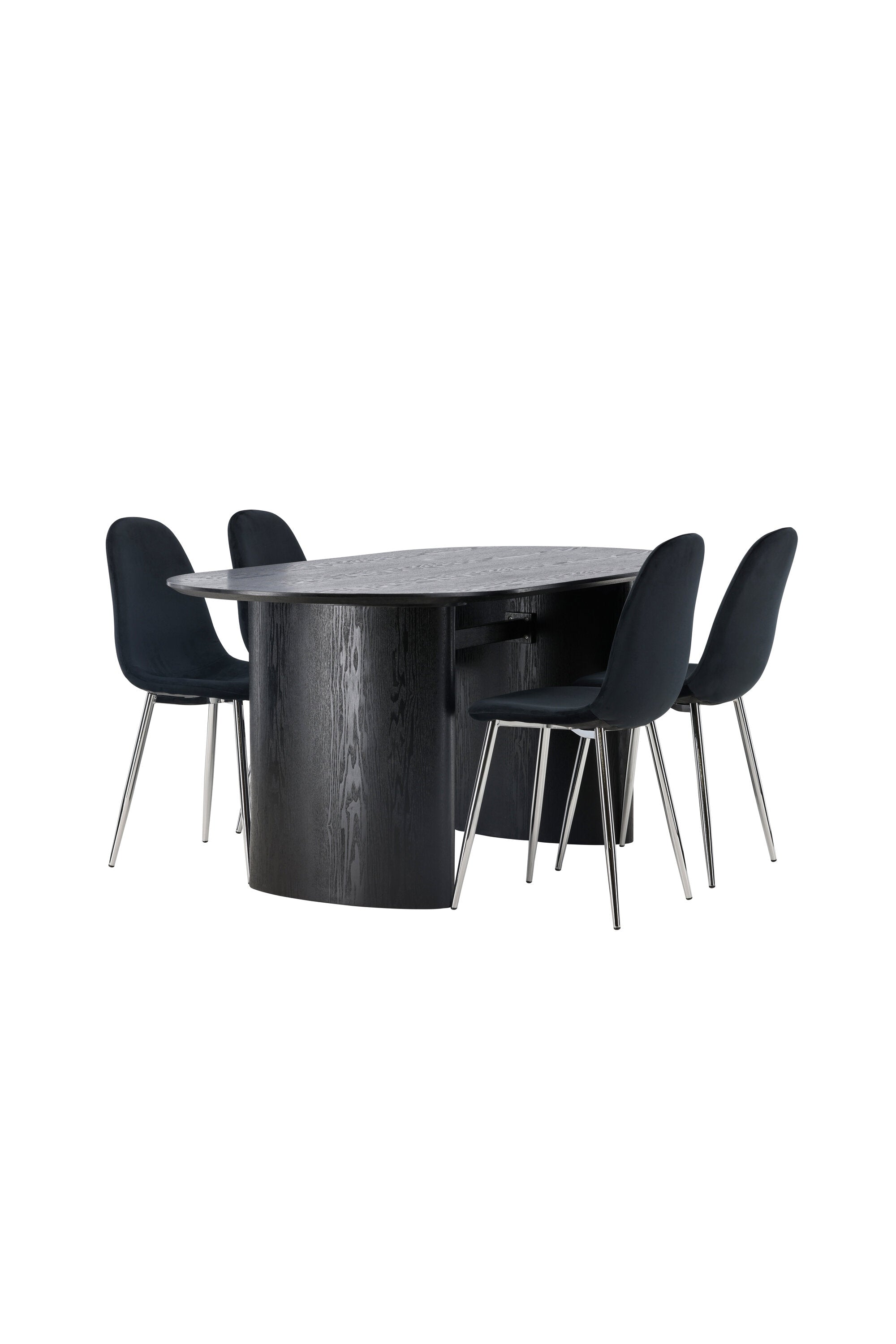 gr23626_11_os Esszimmer Set Isolde Mit Den Stühlen Polar Ovales Essgruppen Set