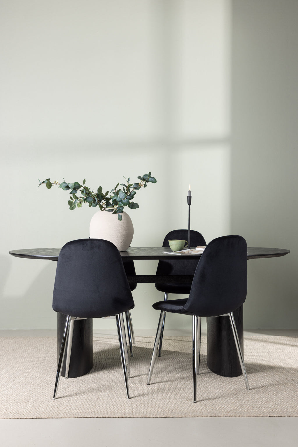 gr23626_1_m Esszimmer Set Isolde Mit Den Stühlen Polar Ovales Essgruppen Set