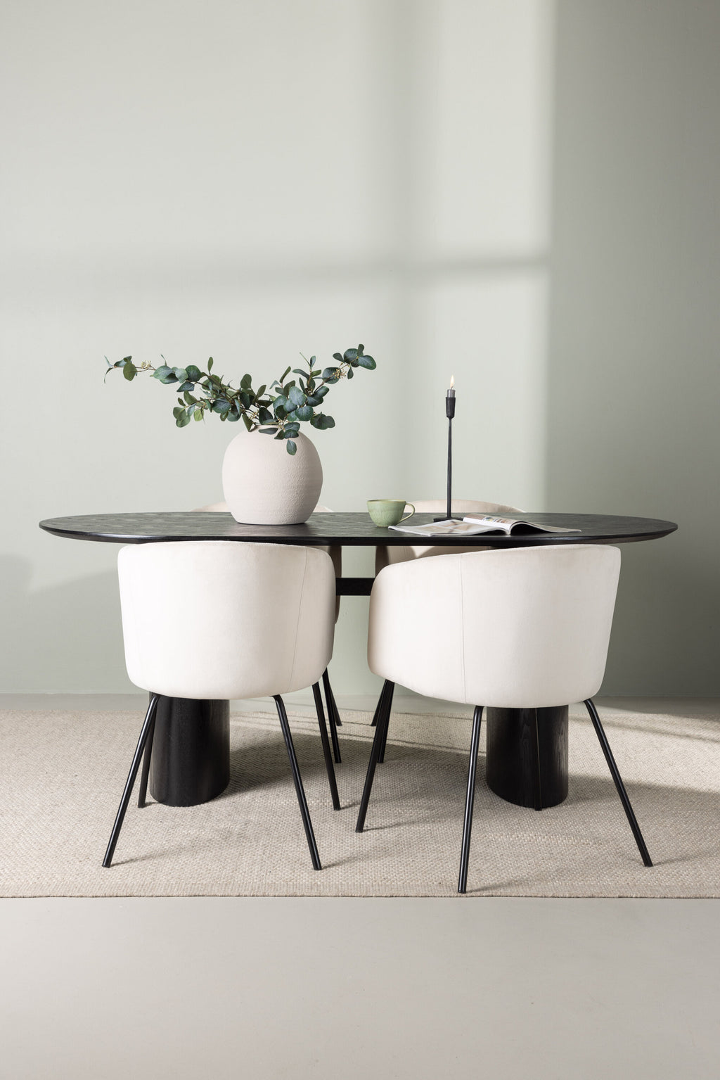 gr23632_1_m Dining Set Isolde Mit Den Stühlen Berit Ovales Essgruppen Set